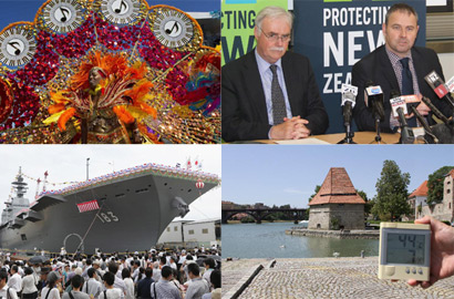 一周國際掃描：日本&ldquo;出云&rdquo;號下水 或再建準航母