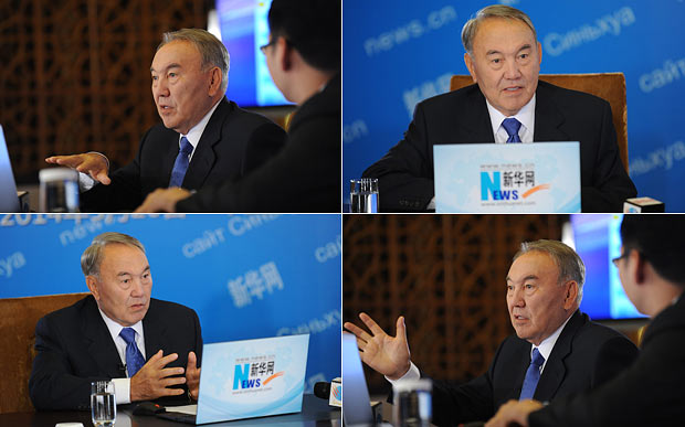 納扎爾巴耶夫總統回答中國網民的問題